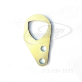 Silver version of the Rotary Performance rotor style rear engine lift hook for the 1993-01 Mazda RX-7 13B-REW